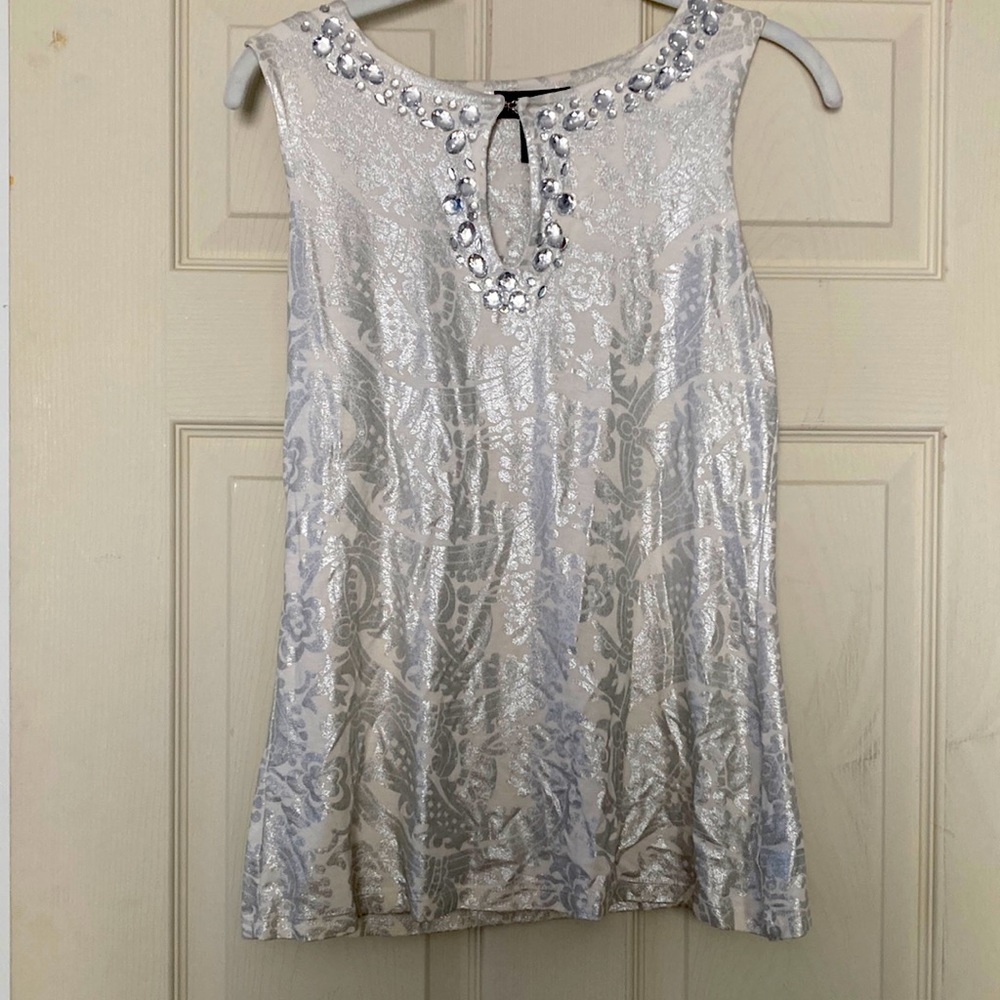 Dressy, bejeweled tank